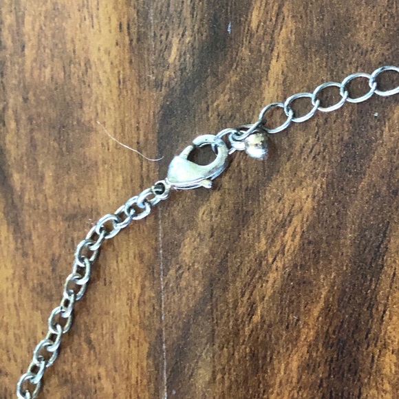 Sage green and Teal Jeweled Bib Statement Necklace - Picture 14 of 16